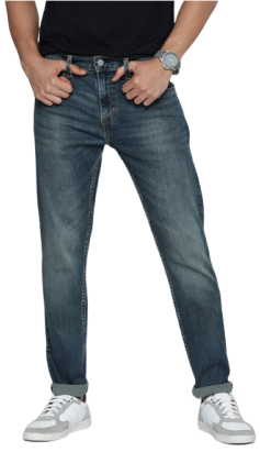 straight fit denim jeans mens