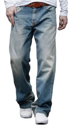 Baggy regular fit Denim jeans for men