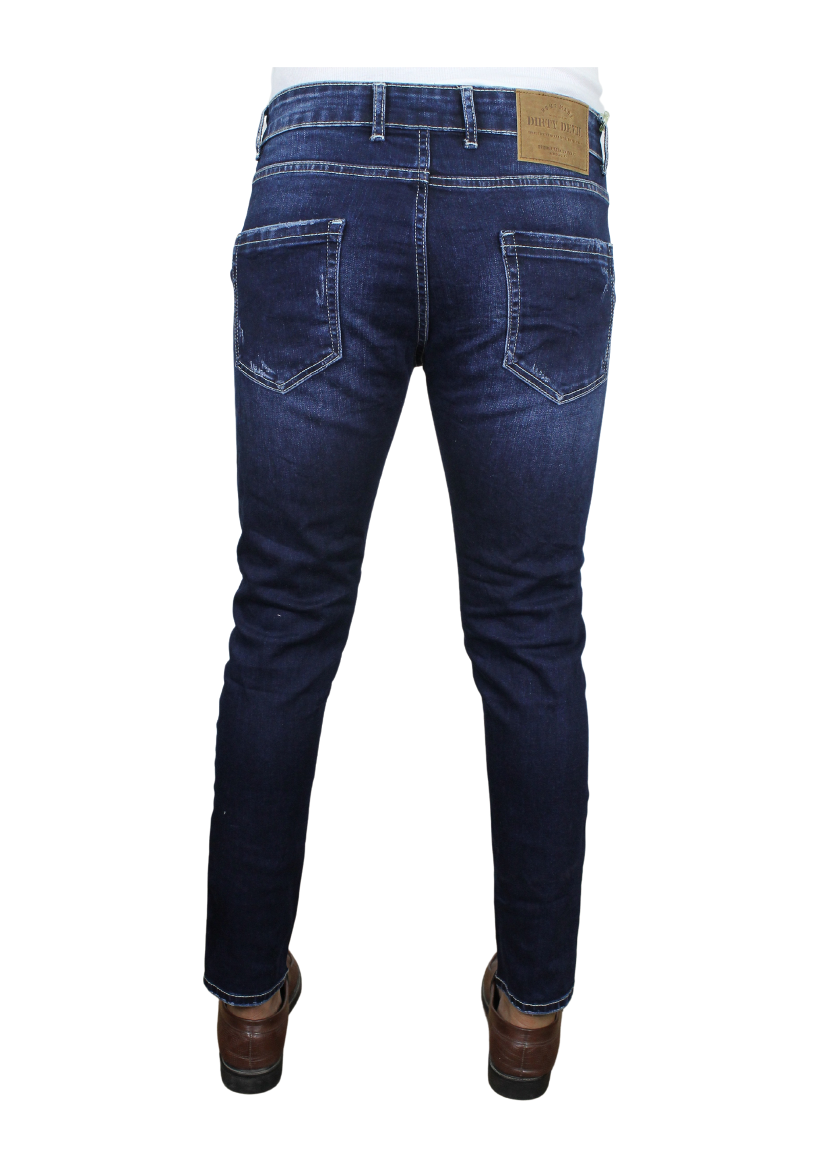Classic Oxford Blue Light Ankle Fit Funky Denim Jeans